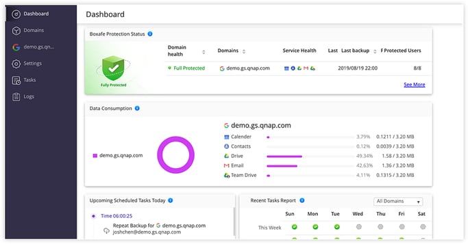 QNAP LS-BOXAFE-GOOGLE-1USER-1Y software de utilidades de PC 1 licencia(s) Copia de seguridad / Recuperación 1 año(s)