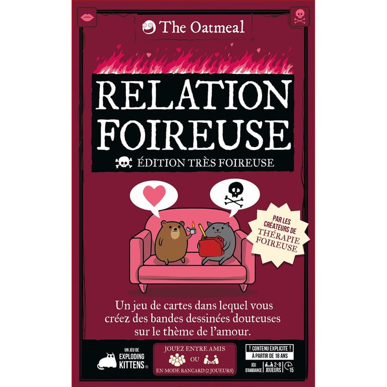 Jeu D’Ambiance Asmodee Relation Foireuse Edition Très Foireuse – 2-8 Joueurs, 15 Min - vue 8