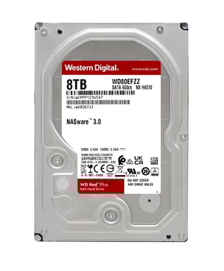Disco rigido Western Digital Red Plus 8Tb 5640 rpm 128Mb 3,5'' ATA III Series