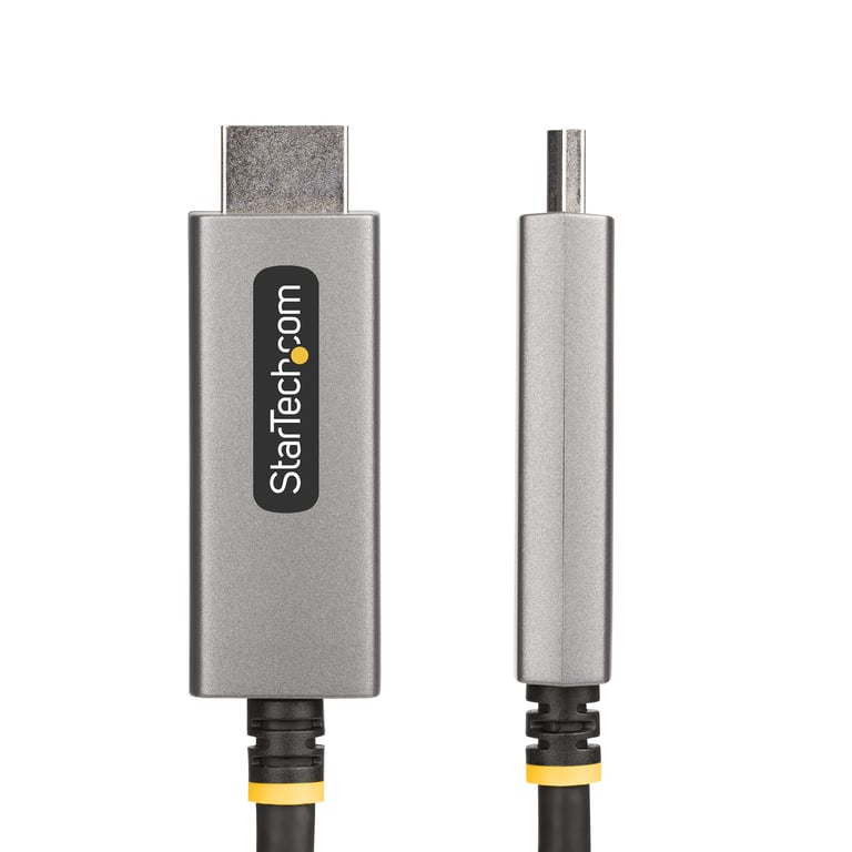 StarTech.com Câble Adaptateur DisplayPort vers HDMI, 8K 60Hz, 4K 144Hz, HDR10, DP 1.4 vers HDMI 2.1 - Convertisseur Vidéo Actif, Adaptateur DisplayPort vers Moniteur HDMI - Cordon DisplayPort vers HDMI M/M - Neuf