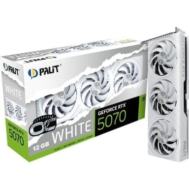 Palit GeForce RTX 5070 White OC NVIDIA 12 GB GDDR7