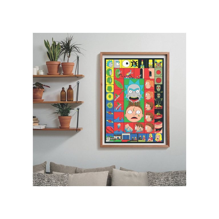 Puzzle 1000 pièces : Rick&Morty Clementoni Puzzles - vue 4