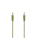 Cable de audio ''Flexi-Slim'', clavija macho/hembra de 3,5 mm, dorado, verde, 0,75 m
