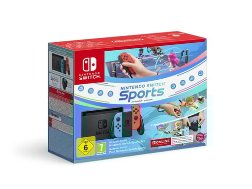 Nintendo Switch Sports Set console de jeux portables 15,8 cm (6.2'') 32 Go Écran tactile Wifi Bleu, Gris, Rouge