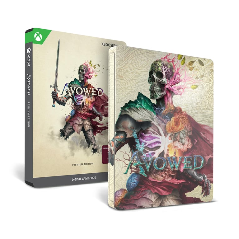 Avowed – Premium SteelBook – Xbox Series X| et Windows code jeu à télécharger dans la boite - vue 3