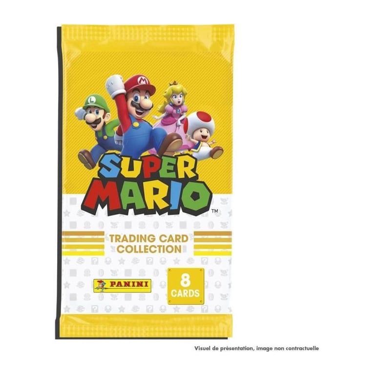 Panini Fat pack - SUPER MARIO - 2 pochettes - 52 cartes