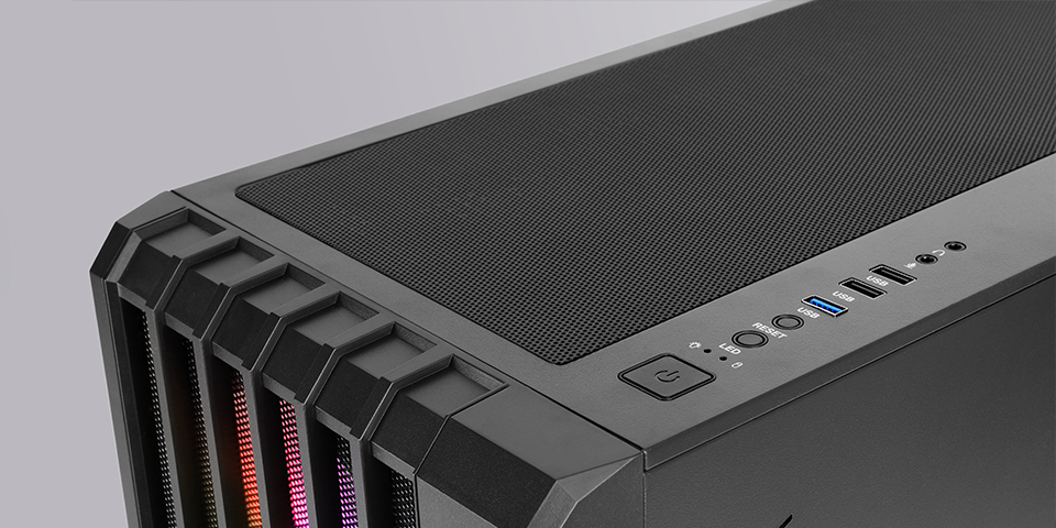 MARS GAMING Boitier Moyen Tour ATX MC Vault RGB avec panneau vitré Neuf - vue 2