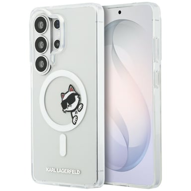 Funda Karl Lagerfeld Peekaboo Choupette MagSafe para S26 Ultra, transparente