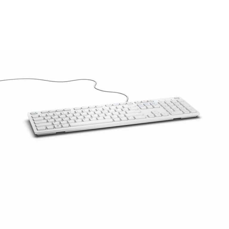 DELL Clavier filaire - KB216 - États-Unis international (QWERTY) - blanc - Neuf