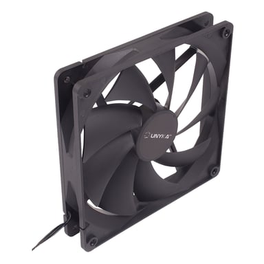 UNYKAch 140 mm Boitier PC Ventilateur 14 cm Noir