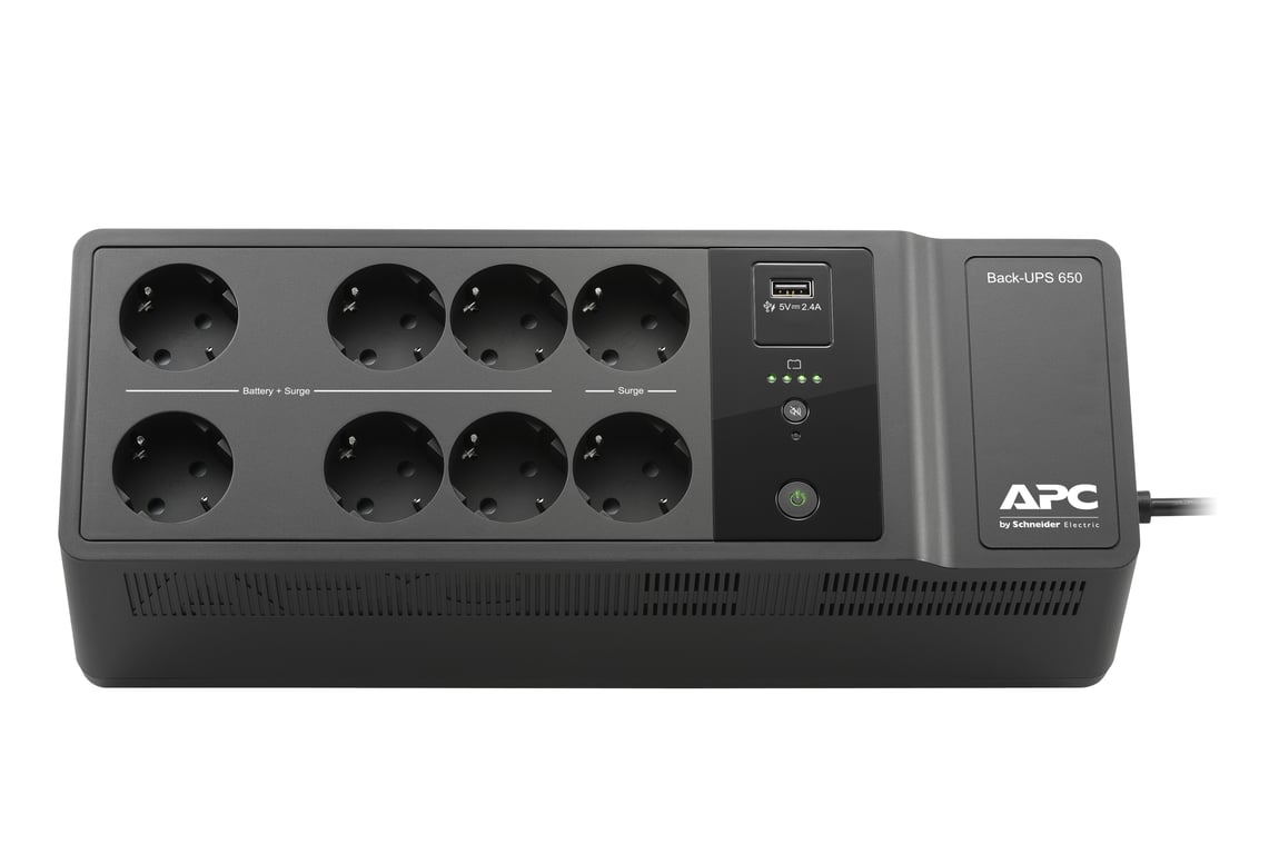 APC Back UPS BE650G2 GR Onduleur CA 230 V 400 Watt 650 VA connecteurs de sortie : 8 - vue 2
