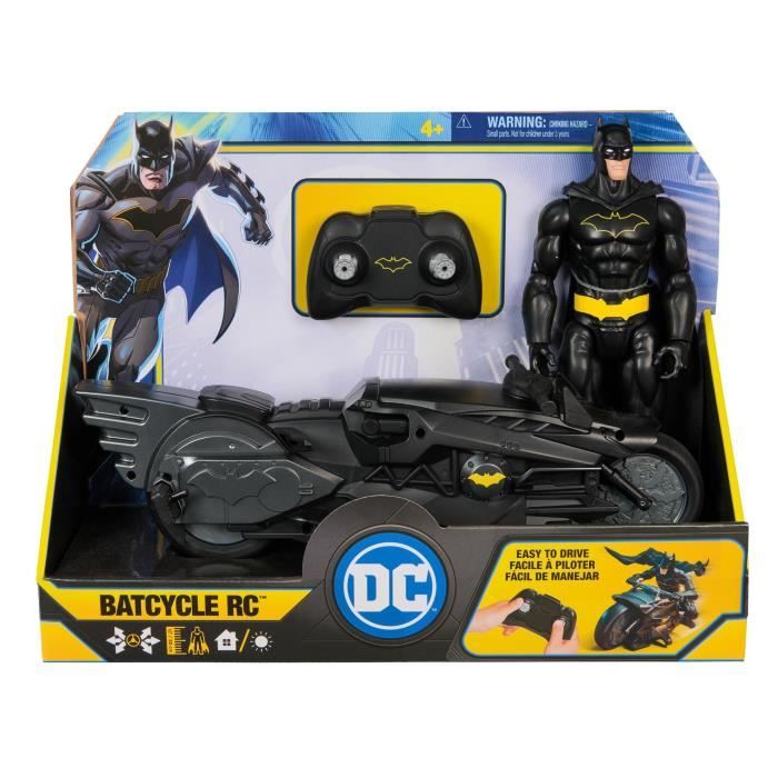 Spin Master Pack Batcycle Rc + Figurine Batman 30 Cm Batman - vue 3