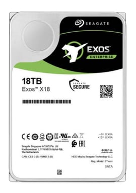 Seagate Enterprise ST18000NM004J disque dur 18 To 7200 tr/min 256 Mo 3.5'' SAS