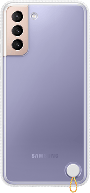 Coque Renforcée Clear Protective Contour Blanc pour Samsung G S21+ 5G Samsung