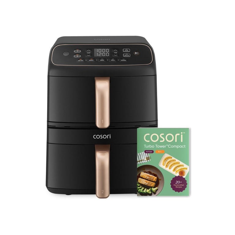 Friteuse Airfryer Cosori Turbo Tower Compact – 8.6L, 2630W, 5 Programmes - vue 7