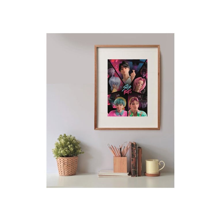 Puzzle Clementoni K Pop Demon Hunters 500 pièces Poster inclus 49 x 36 cm Boîte compacte Neuf - vue 3
