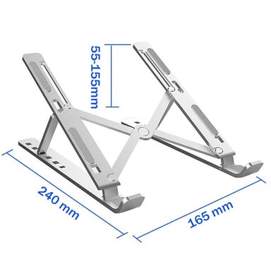 DLH DY-DU4415 soporte para ordenador portátil Plata