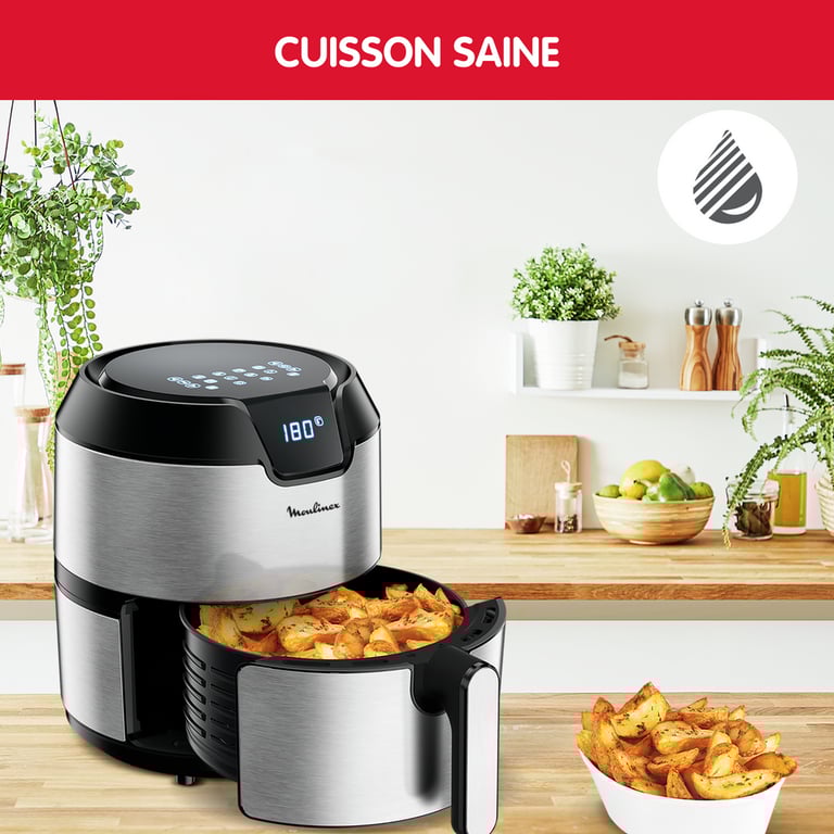 MOULINEX Friteuse à air chaud sans huile Airfryer EZ401D10 - vue 7
