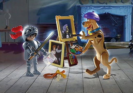 PLAYMOBIL - 70709 - SCOOBY-DOO con caballero negro