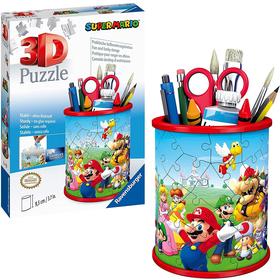 Puzzle 3D 54 pièces : Pot à crayons : Super Mario Ravensburger France - vue 6