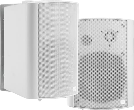 Vision SP-1900P Set di altoparlanti Bluetooth universale a 2 vie da 60 W in bianco