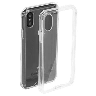 Krusell Funda blanda para iPhone X modelo Kivik Pro Cover Transparente