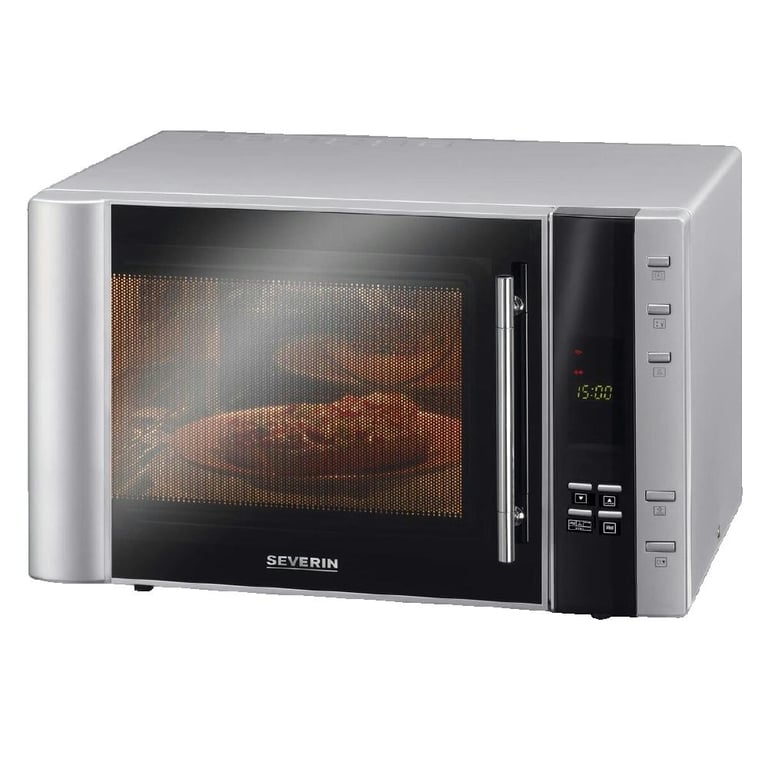 Micro-Ondes Grill SEVERIN MW 7775 – 30L 900W Noir Argent - vue 3