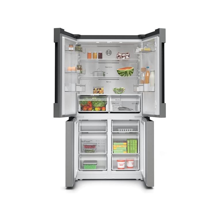 BOSCH Réfrigérateur portes no frost 605 litres inox KFN96VPEA - vue 6