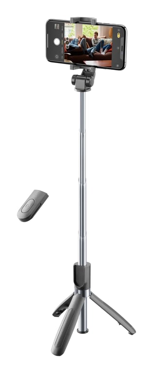 Perche à Selfie Cellularline Freedom – Bluetooth® avec Trépied et Télécommande - vue 2