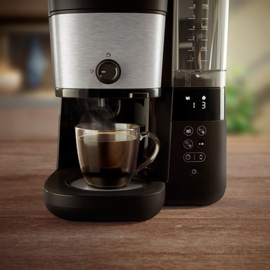 Philips Macchina per il Caffè con Macinacaffè Integrato All-in-1 HD7900/01 - Un caffè fresco e delizioso ad ogni tazza