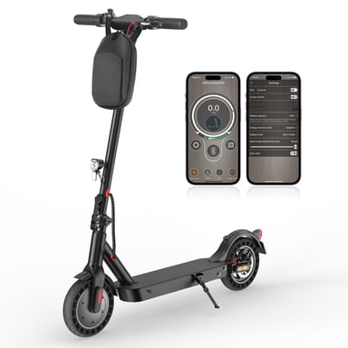 isinwheel E9T Max Monopattino elettrico con ABE, motore da 500 W, batteria da 36 V 10 Ah, monopattino pieghevole per adulti da 10 pollici con freno a disco