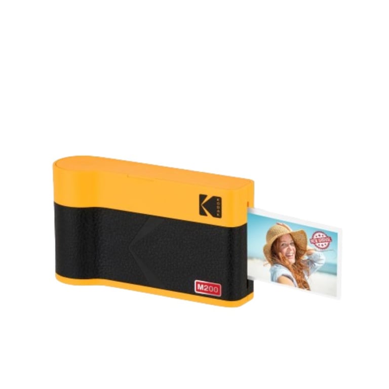 KODAK Mini 2 ERA M200 - Imprimante Photo Instantanée Sans Fil, Impressions de Qualité Professionnelle, Résistantes à l'Eau et aux Empreintes Digitales (2,1  x 3,4 ) - Jaune - Neuf