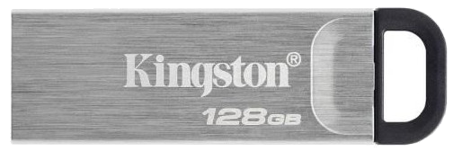 KINGSTON Clé USB DataTraveler Kyson 128Go - Avec élégant boîtier métal sans capuchon