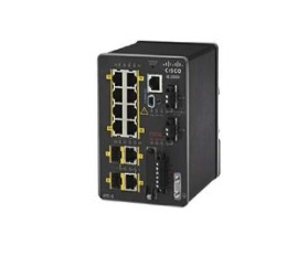 Cisco Industrial Ethernet 2000 Series Commutateur Géré 8 x 10100 + 2 x SFP Gigabit combiné Montage sur rail DIN - vue 3