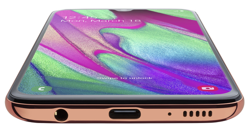 Galaxy A40 (2019) 64 GB, Coral, desbloqueado