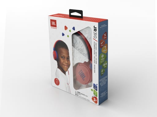 JBL JR310 Auriculares Alámbrico Diadema Música Rojo