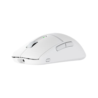 Turtle Beach Burst II Air - Souris gaming sans fil 2,4 GHz : ultralégère avec 47 g, touches optiques, symétrique, capteur optique 26 000 PPP, Bluetooth, autonomie 120h, câble USB-C - Blanc