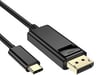 DLH Cable adaptateur USB-C vers DisplayPort 1,8m