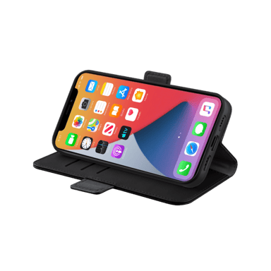 Robusta custodia magnetica e guscio 2 in 1 per Apple iPhone 12 mini, nero onice