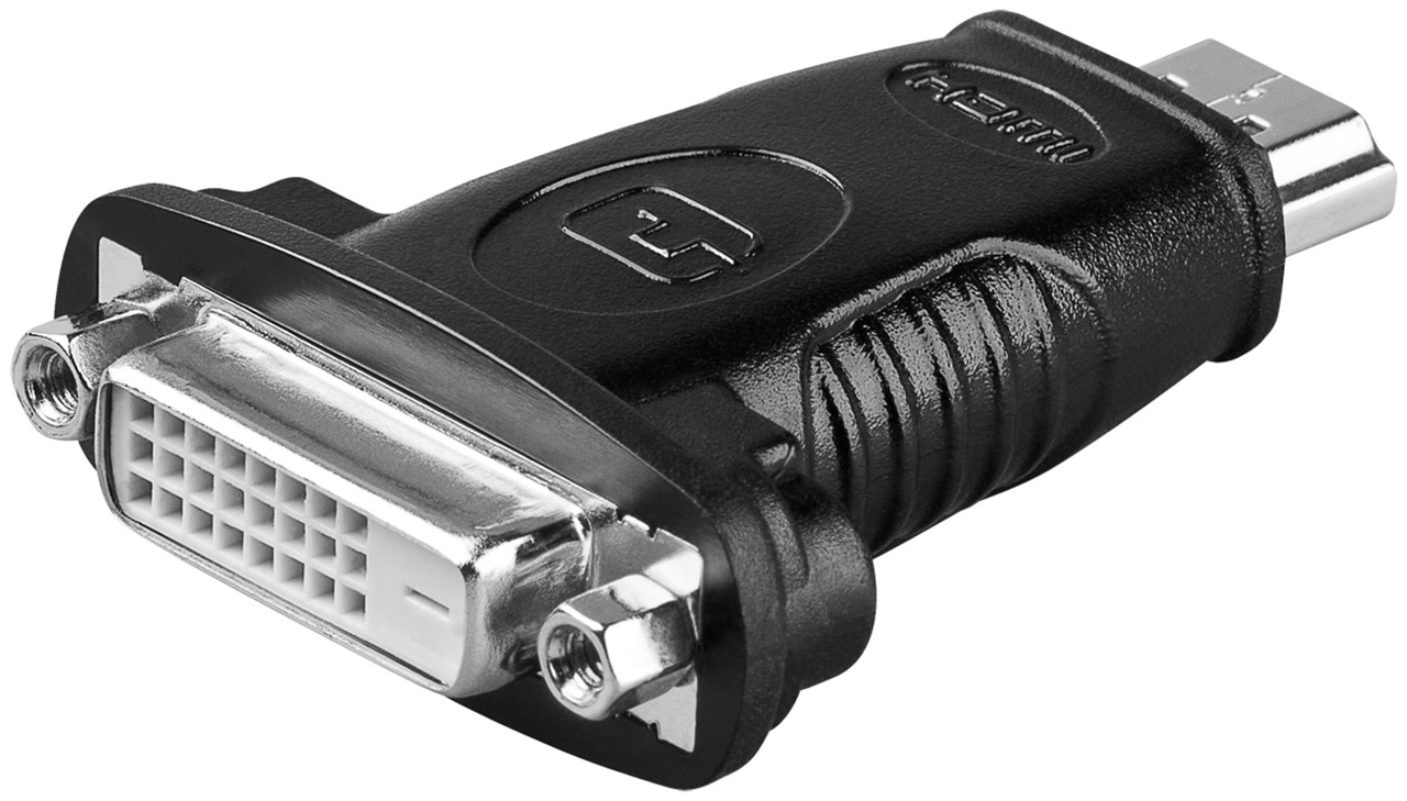 Adaptateur HDMI vers DVI D WENTRONIC A 323 HDMI 19pin DVI D 24+1pin F - vue 2