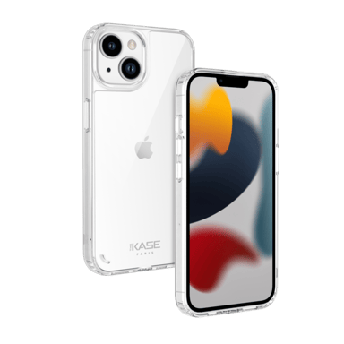 Carcasa antigolpes híbrida antibacteriana invisible para Apple iPhone 13 mini, Transparente