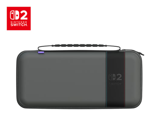 Turtle Beach PlayTrek Custodia da viaggio Charcoal Black con licenza ufficiale Nintendo per proteggere la tua Nintendo Switch 2