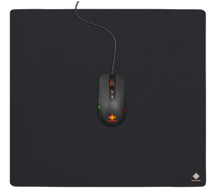 DELTACO GAMING - DMP220 - Tappetino per mouse L in tessuto lavabile, spessore 4 mm, 450x400 mm