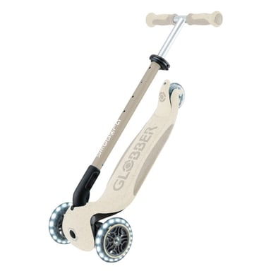 Globber GO UP DELUXE Niños Patinete de tres ruedas Negro, Limón verde