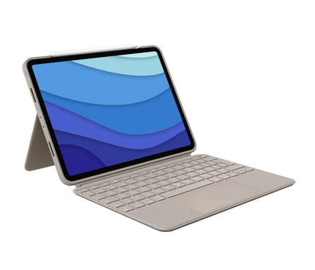 Logitech Clavier et trackpad - Combo Touch - Sable - iPad Pro 11 pouces - Sans fil Beige - vue 5
