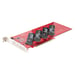 StarTech.com QUAD-M2-PCIE-CARD-B carte et adaptateur d'interfaces Interne M.2