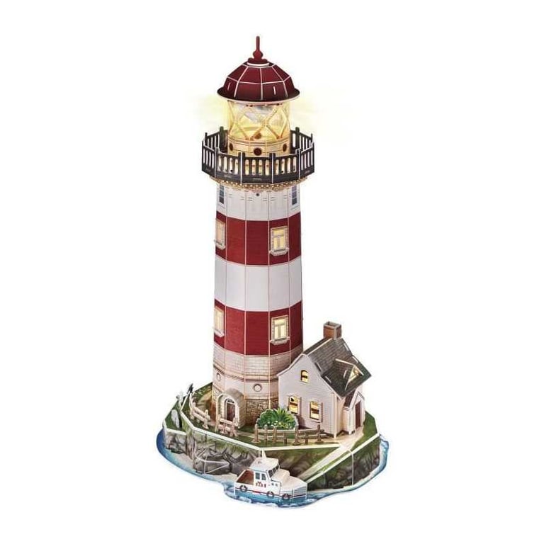 Kit modélisme 3D EXPLORA SCIENCES Puzzle Phare 72 pièces À partir de Facile à assembler - vue 2