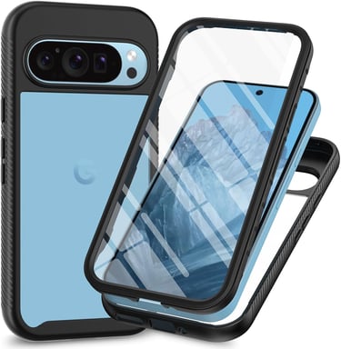 Google Pixel 9 Pro XL 5G coque 360 degrés intégrale full noir