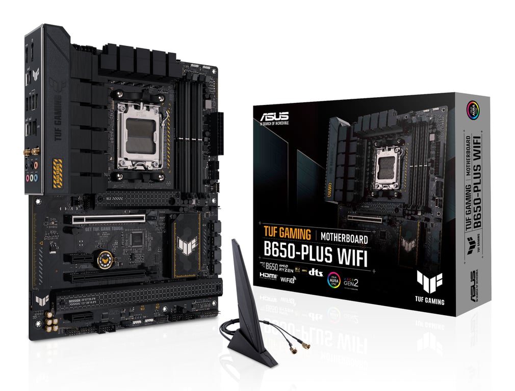 ASUS TUF GAMING B650-PLUS WIFI AMD B650 Emplacement AM5 ATX - Neuf