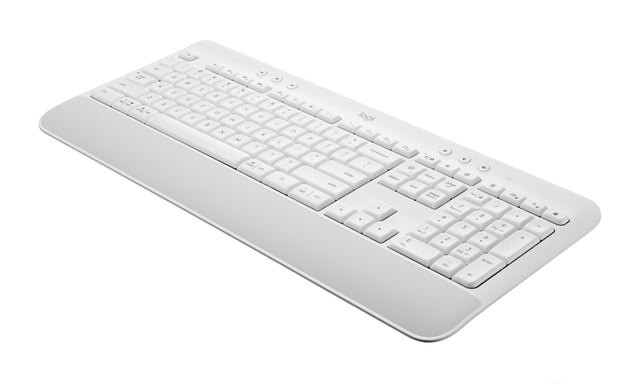 Logitech 920-010971 clavier Bureau Bluetooth QWERTY Espagnole Blanc
